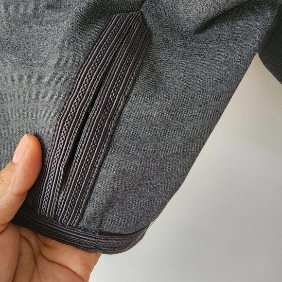 Torrid‎ Charcoal Gray Fitted Military Blazer Jacket Size Women's Plus 4X - Picture 9 of 13